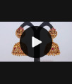 Matt Finish Antique Jimiki Earrings For Traditional Wear ER2722 Matt Finish Antique Jimiki Earrings For Traditional Wear ER2722